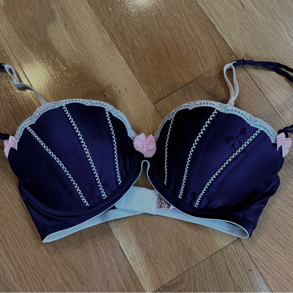 Victoria's Secret Purple and Pink Full-Coverage Bra